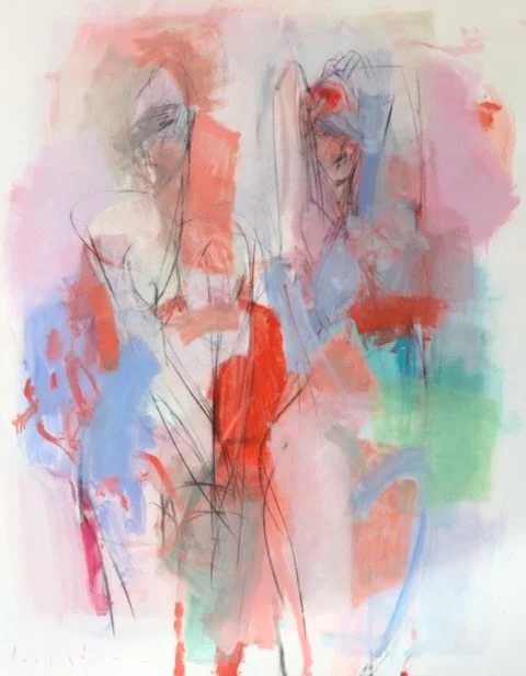 two women, red 2017