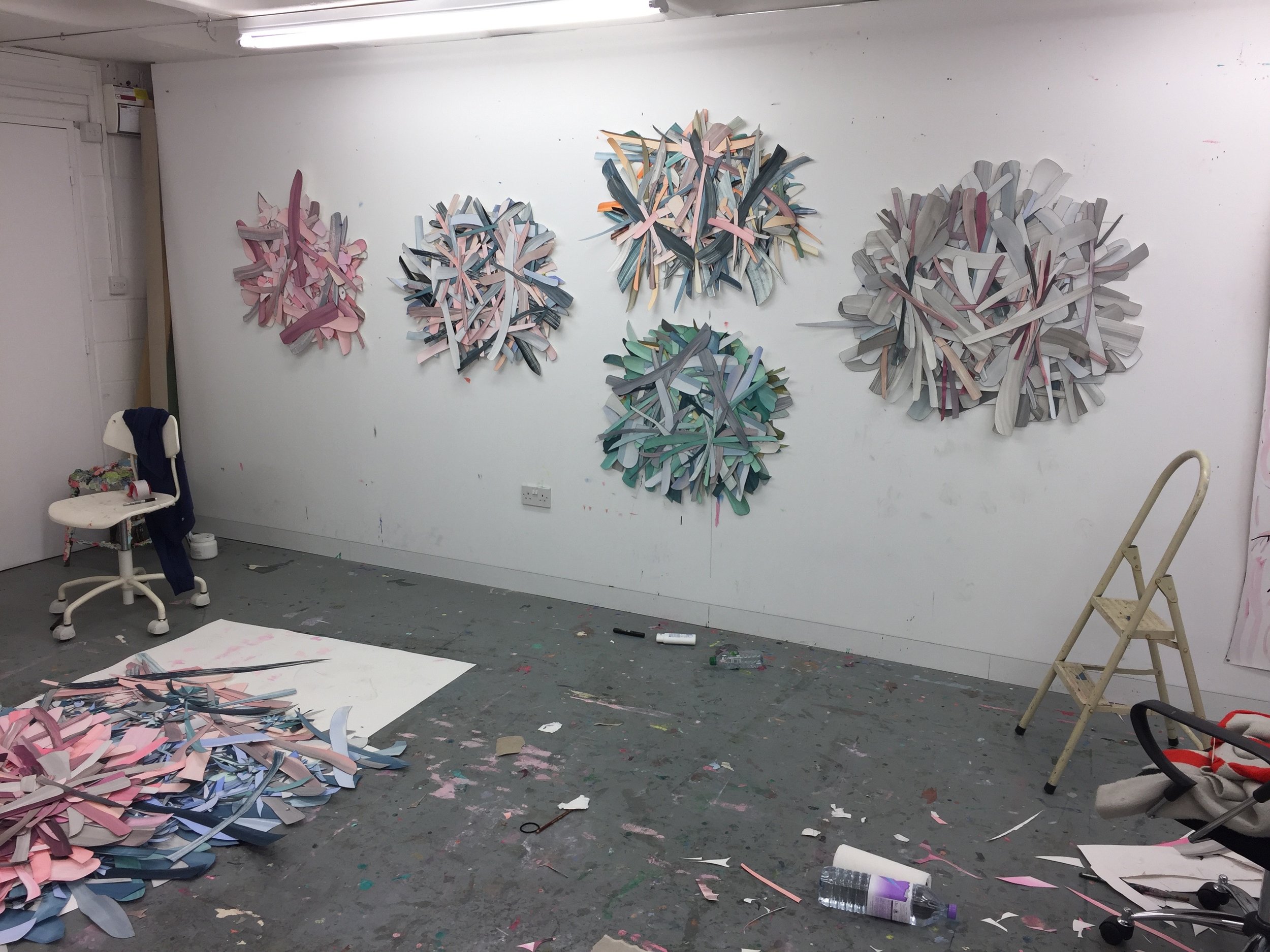 hanging in selena's london studio