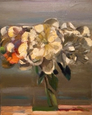 vase of peonies 2018