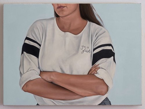 Helen+Robinson-I+Do+Not+Press+My+Finger+Across+My+Mouth-+22x30+inches-Oil+on+Linen-2018.jpg