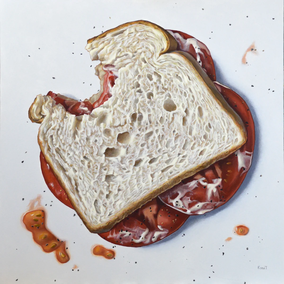 tomato sandwich on whitewheat 2019