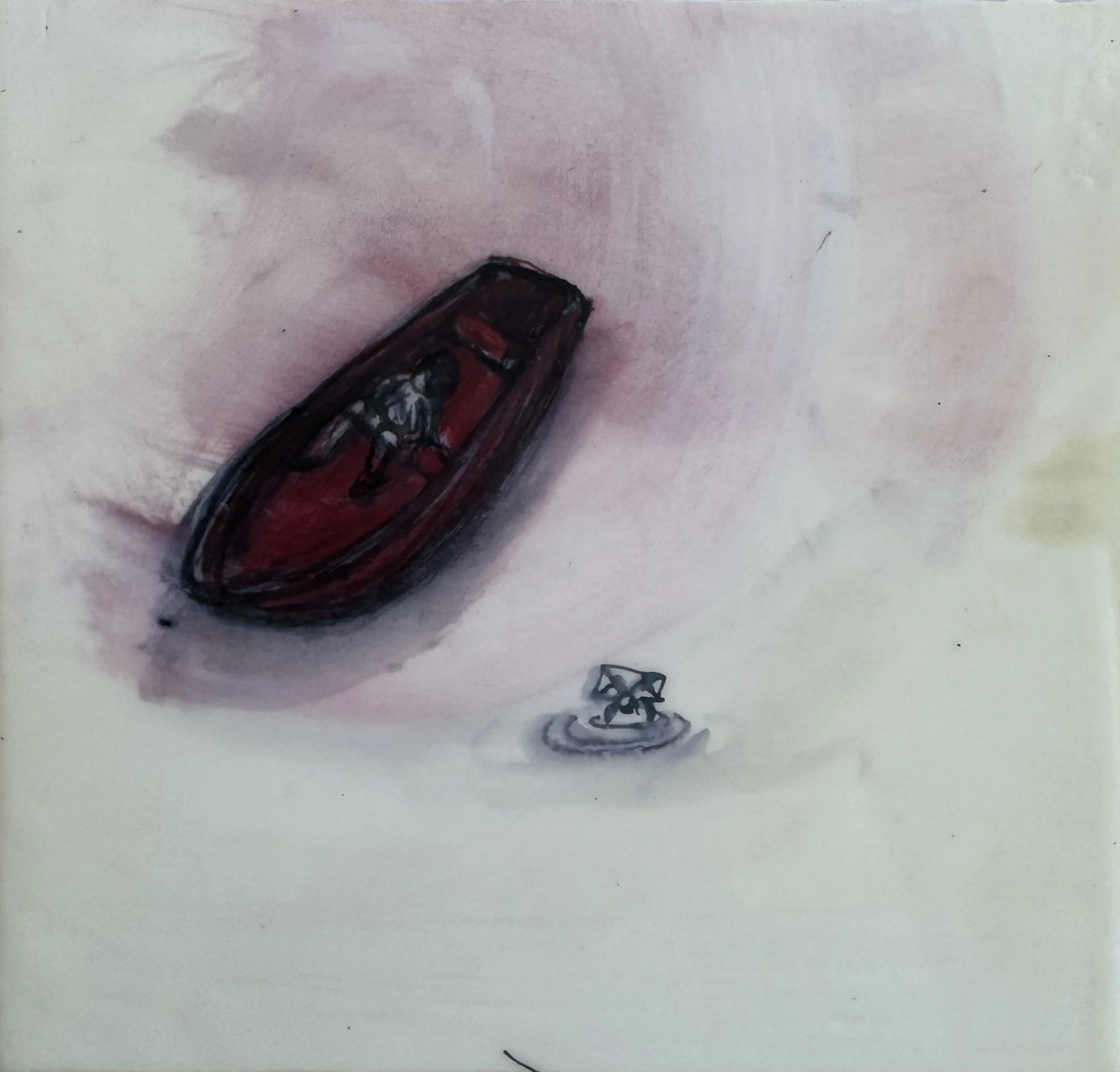 reclining in boat   2025