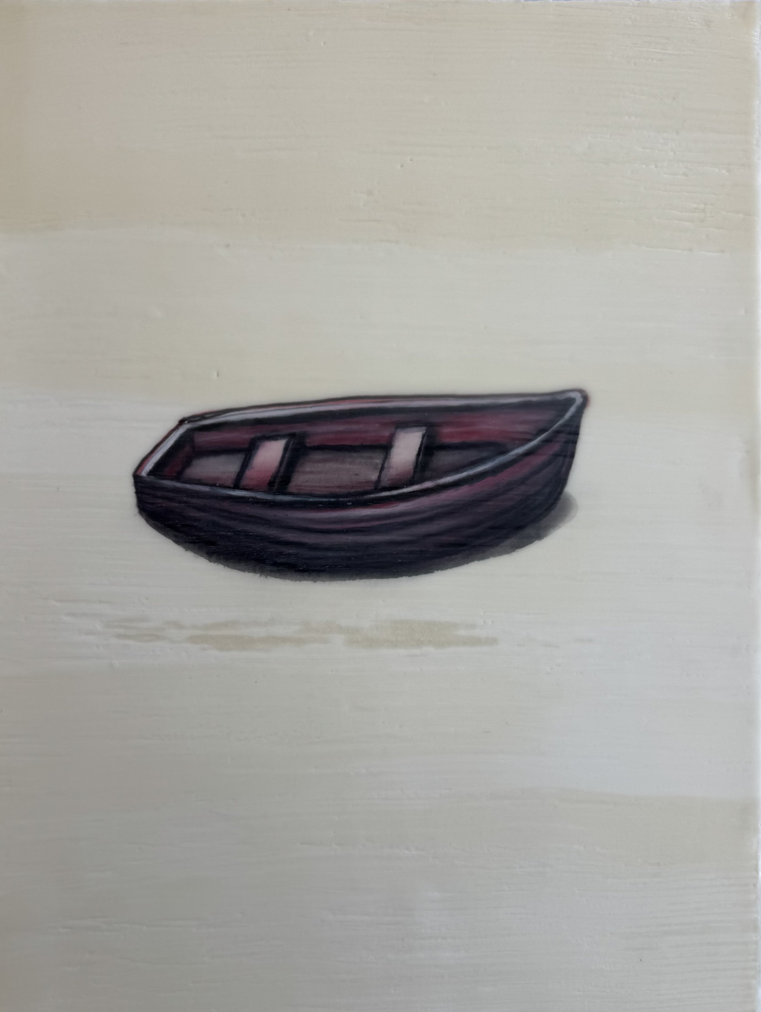 empty red boat    2024