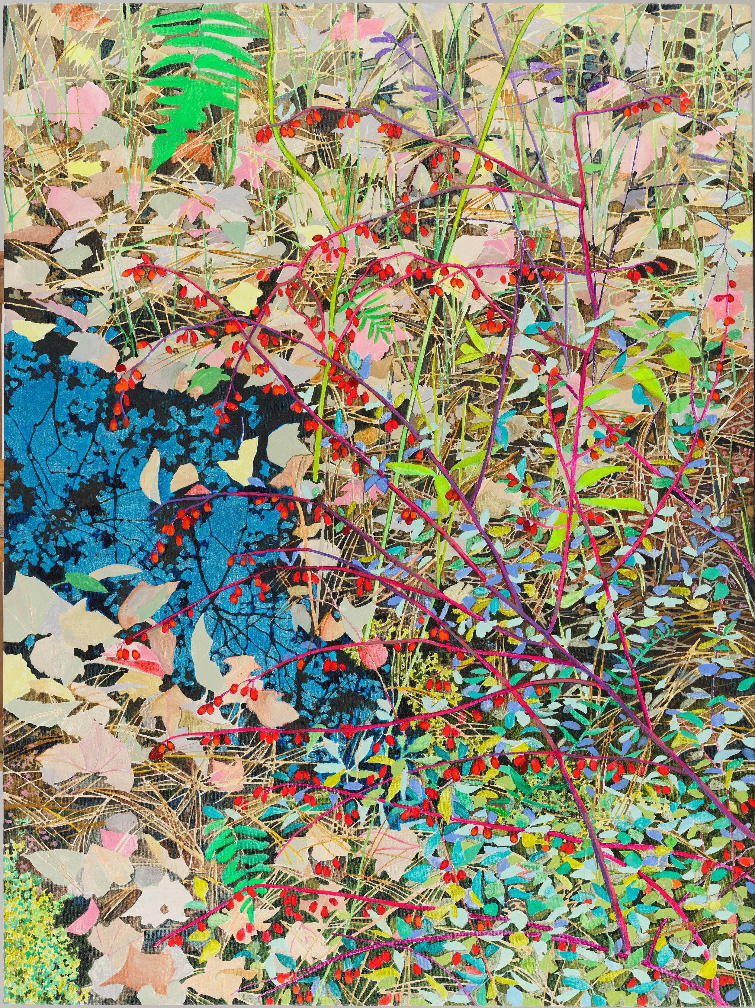 october walk, the puddle