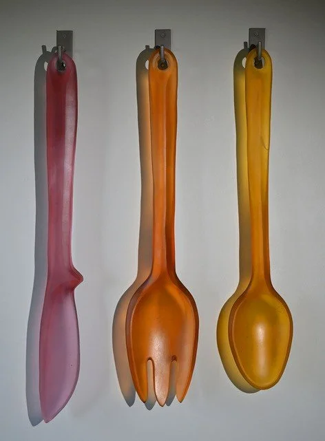 fuchsia , coral & amber service set    2026
