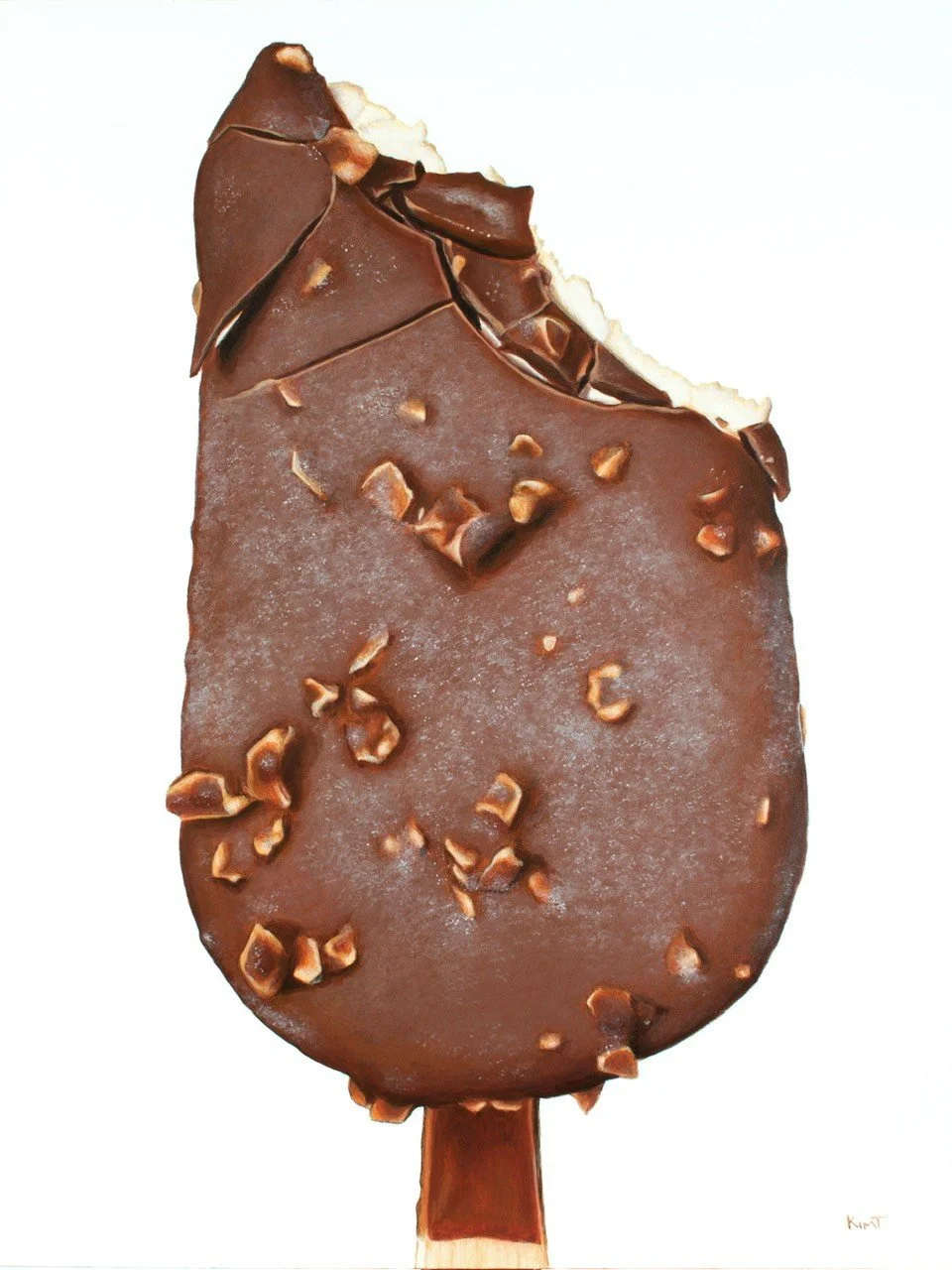 chocolate ice cream bar with almonds    2026
