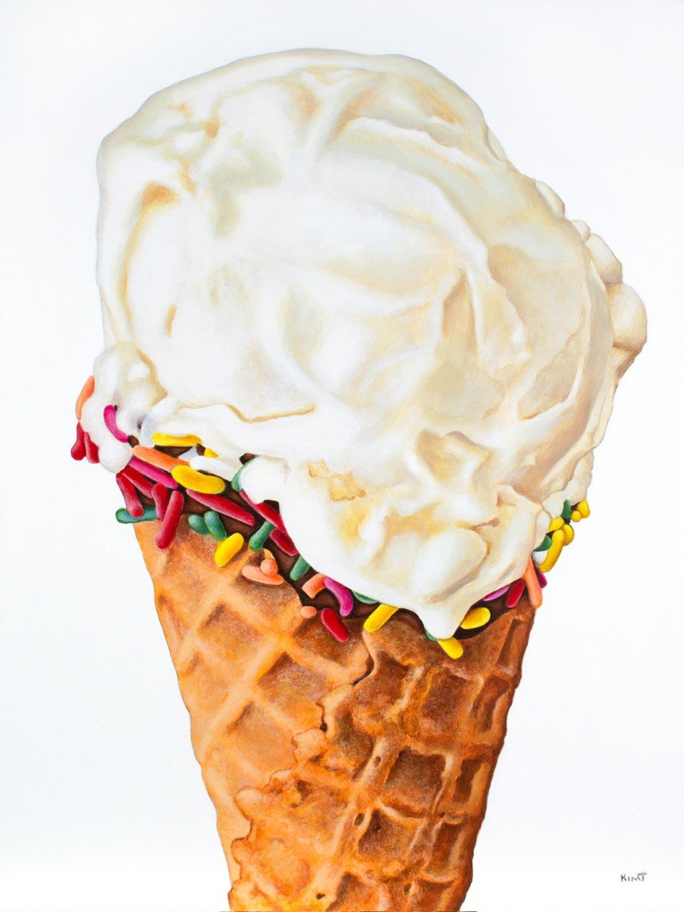 vanilla in a sprinkle cone    2026