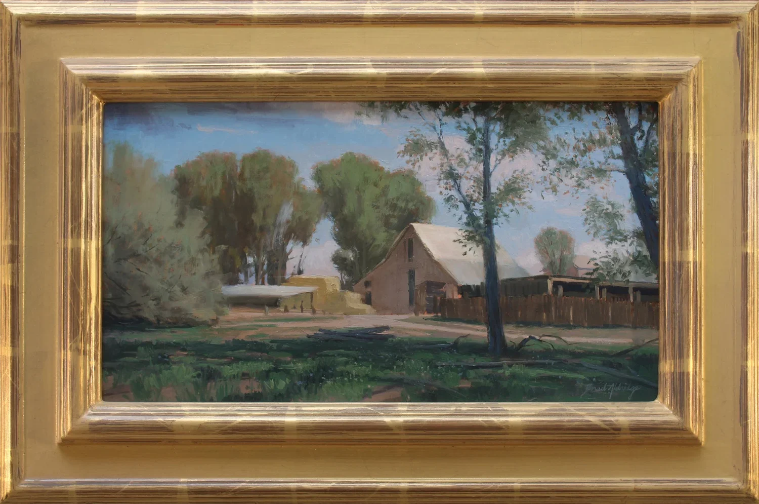Morning,+Farm+Study,+9+x+16+panel,+14+x+21+frame,+2026,+#1399-26-23.webp