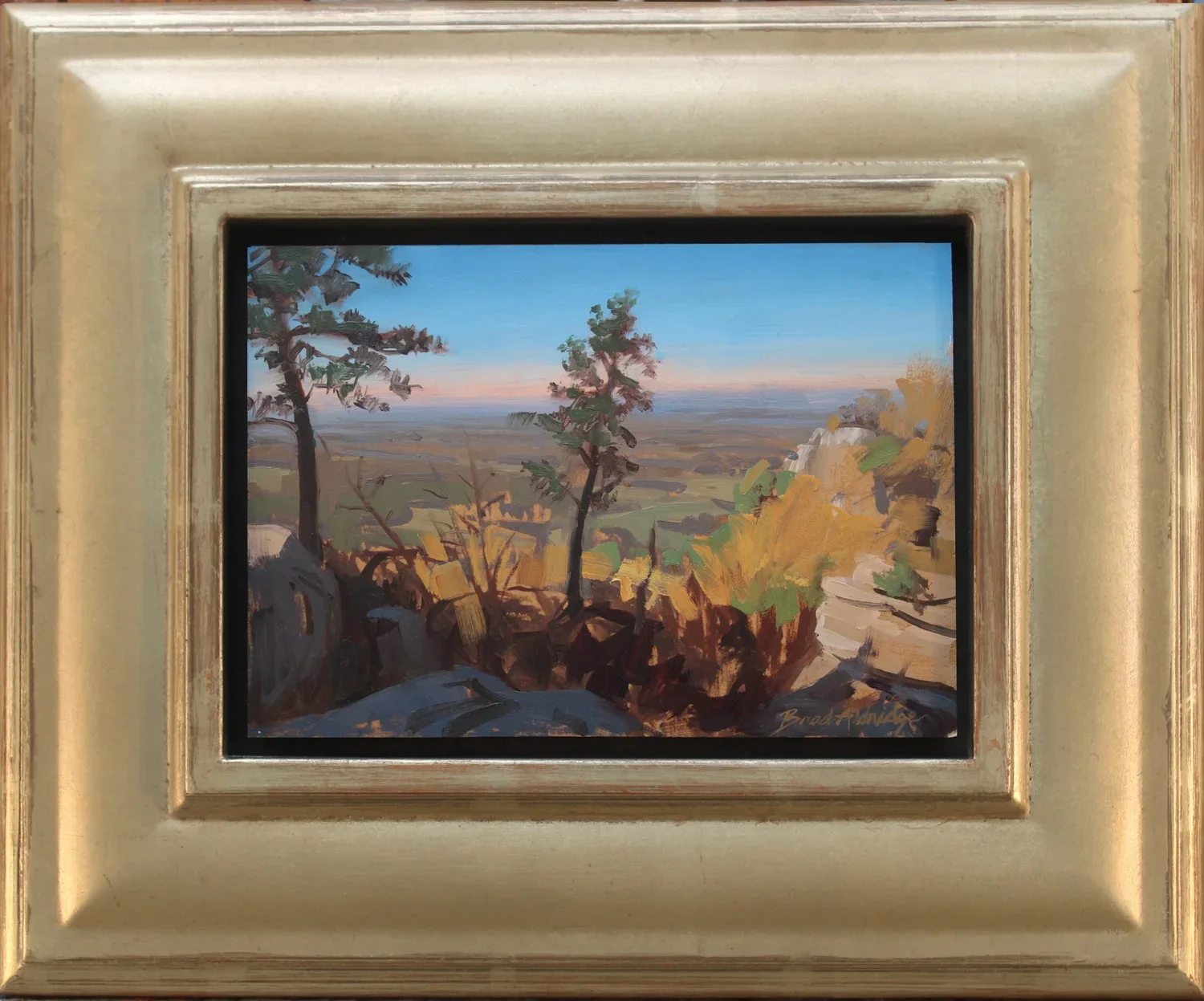 Pilot+Mountain+Sketch,+2026,+5+x+7+panel,+10.5+x+12.5+frame,+#1375-25-25.webp