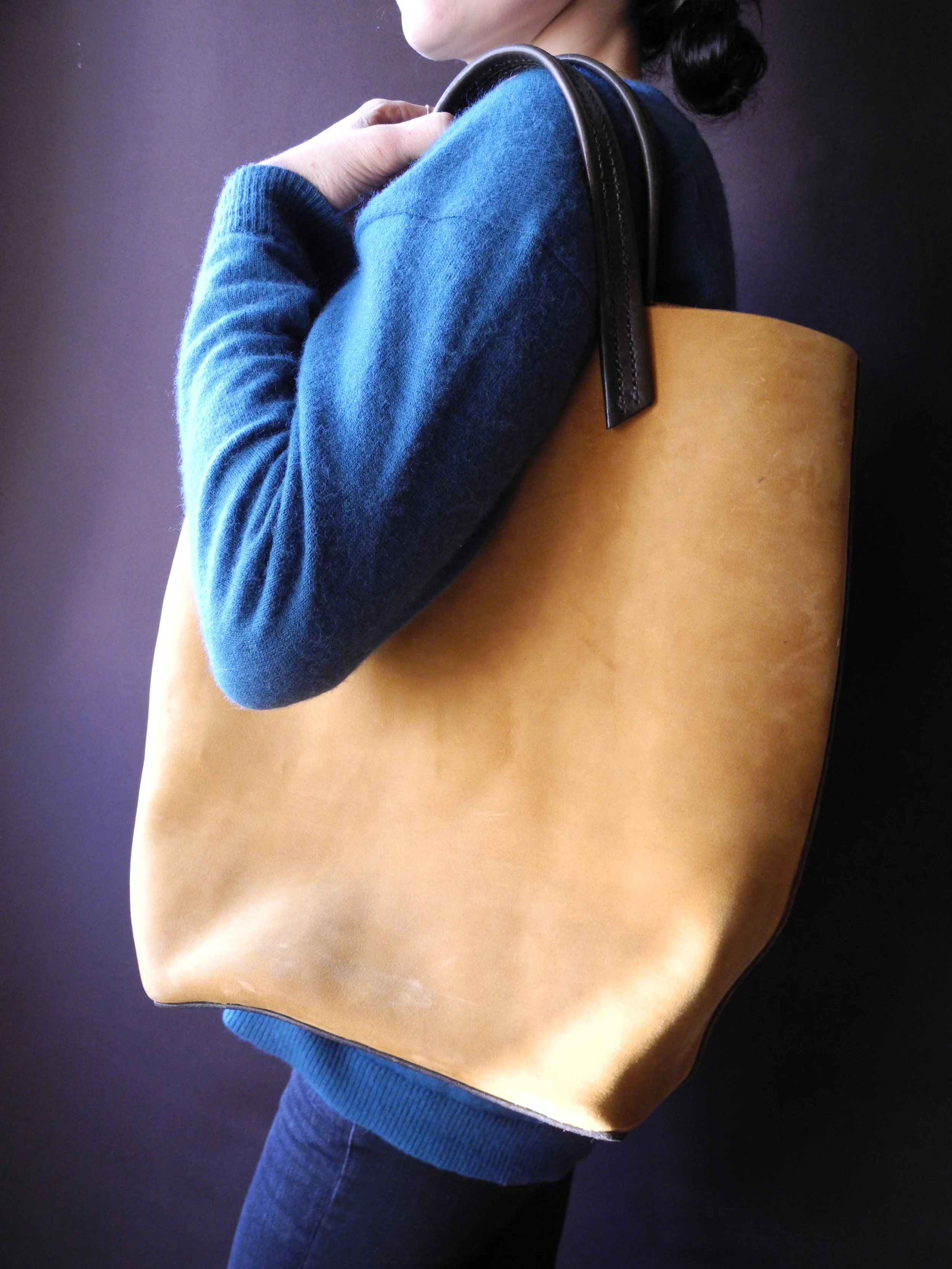 nubuck tote