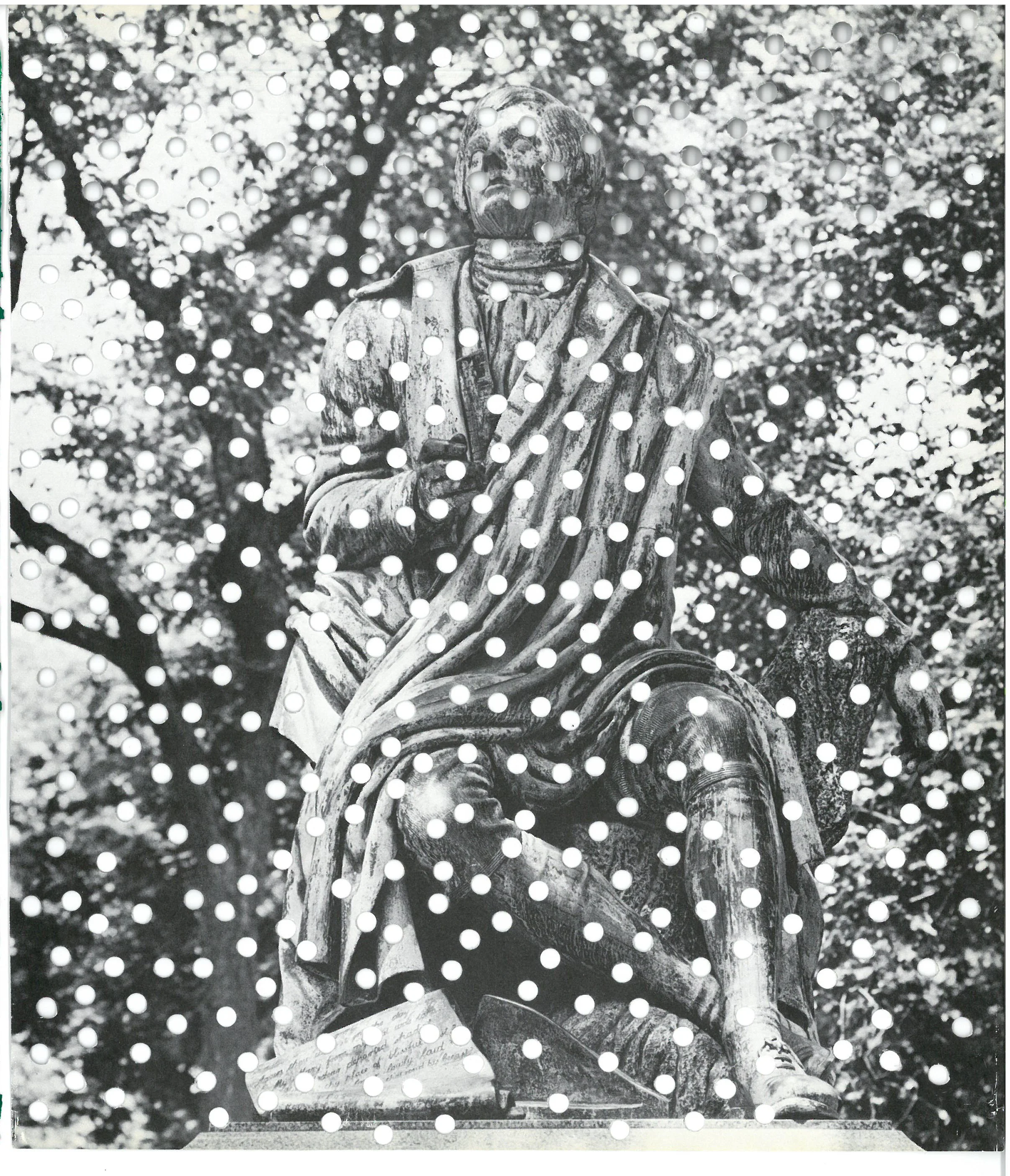    No Heroes    Punctured paper  10” x 8”  2015 