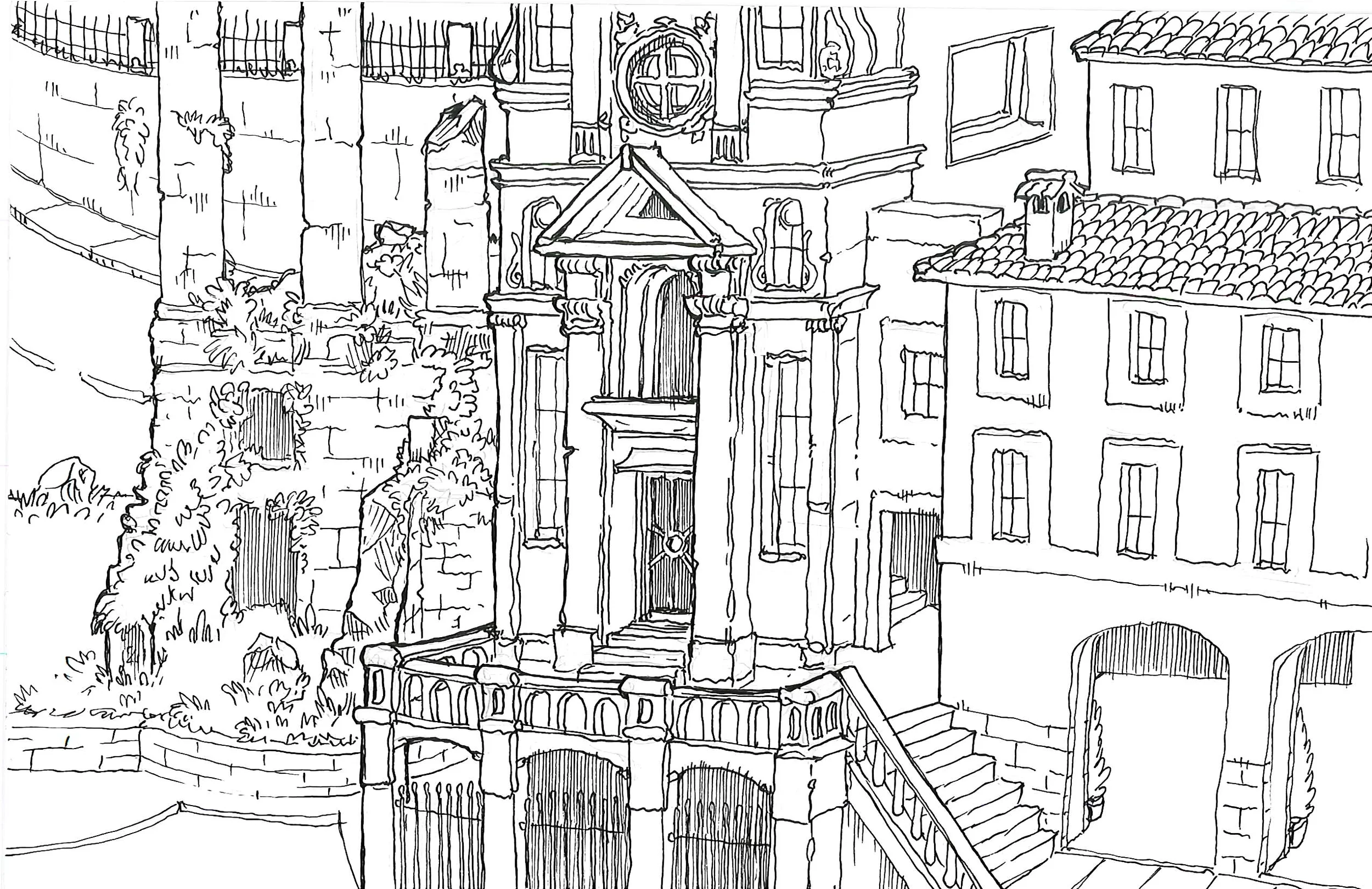 Rome has ruins. Find this image, win this drawing! 