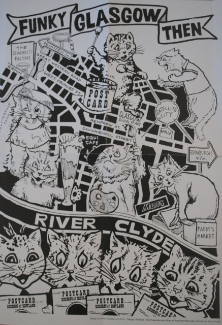 ' Funky Glasgow Then' map - a Record Store Day exclusive