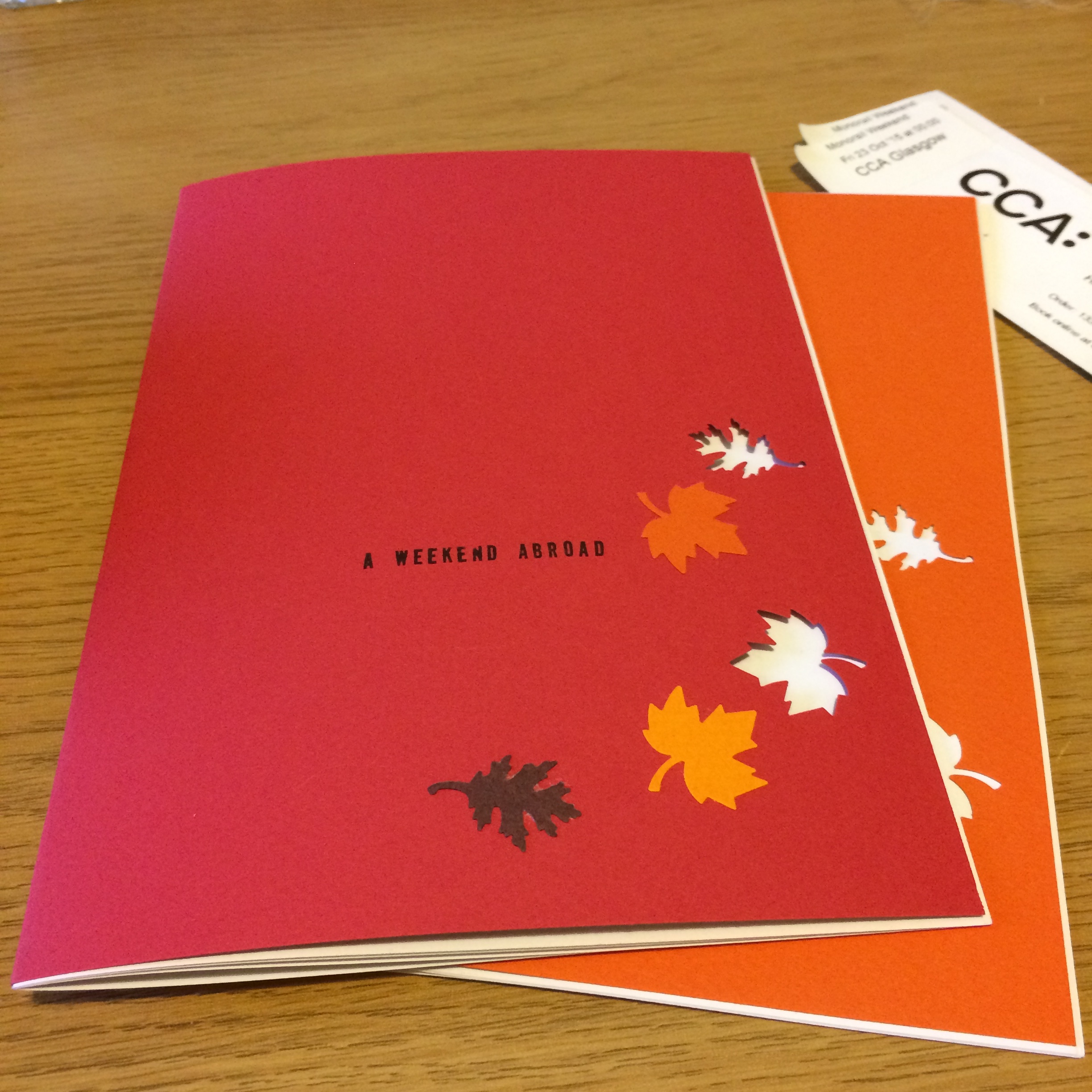 Brogues' A Weekend Abroad 'zine.