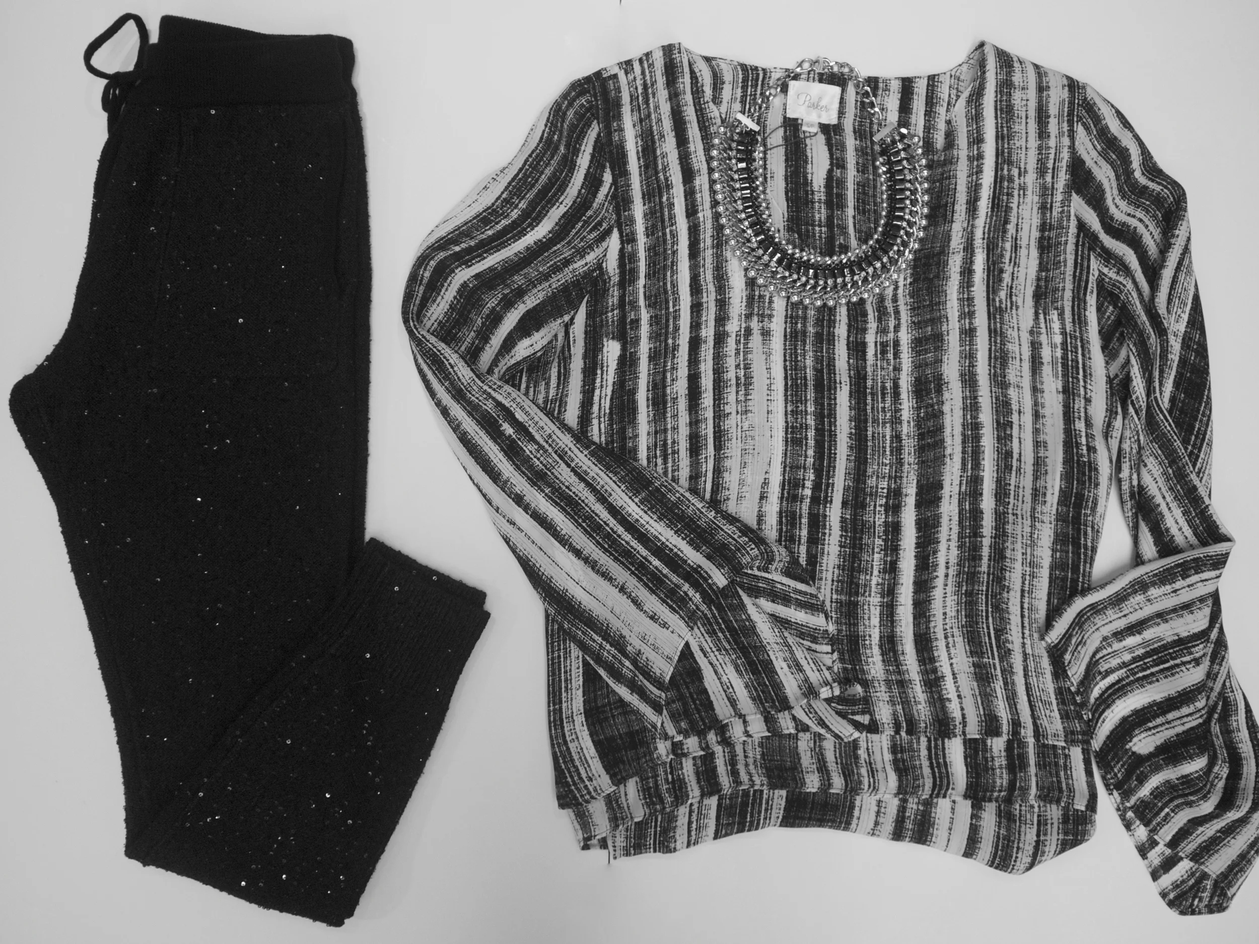 Style Stalker - Slam Dunk Pants $200, Parker - Rita Top $265, Cuchara - Cherish Necklace $258