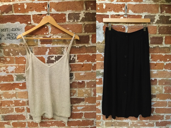 LNA Linen Tank $105 American Vintage Skirt $148