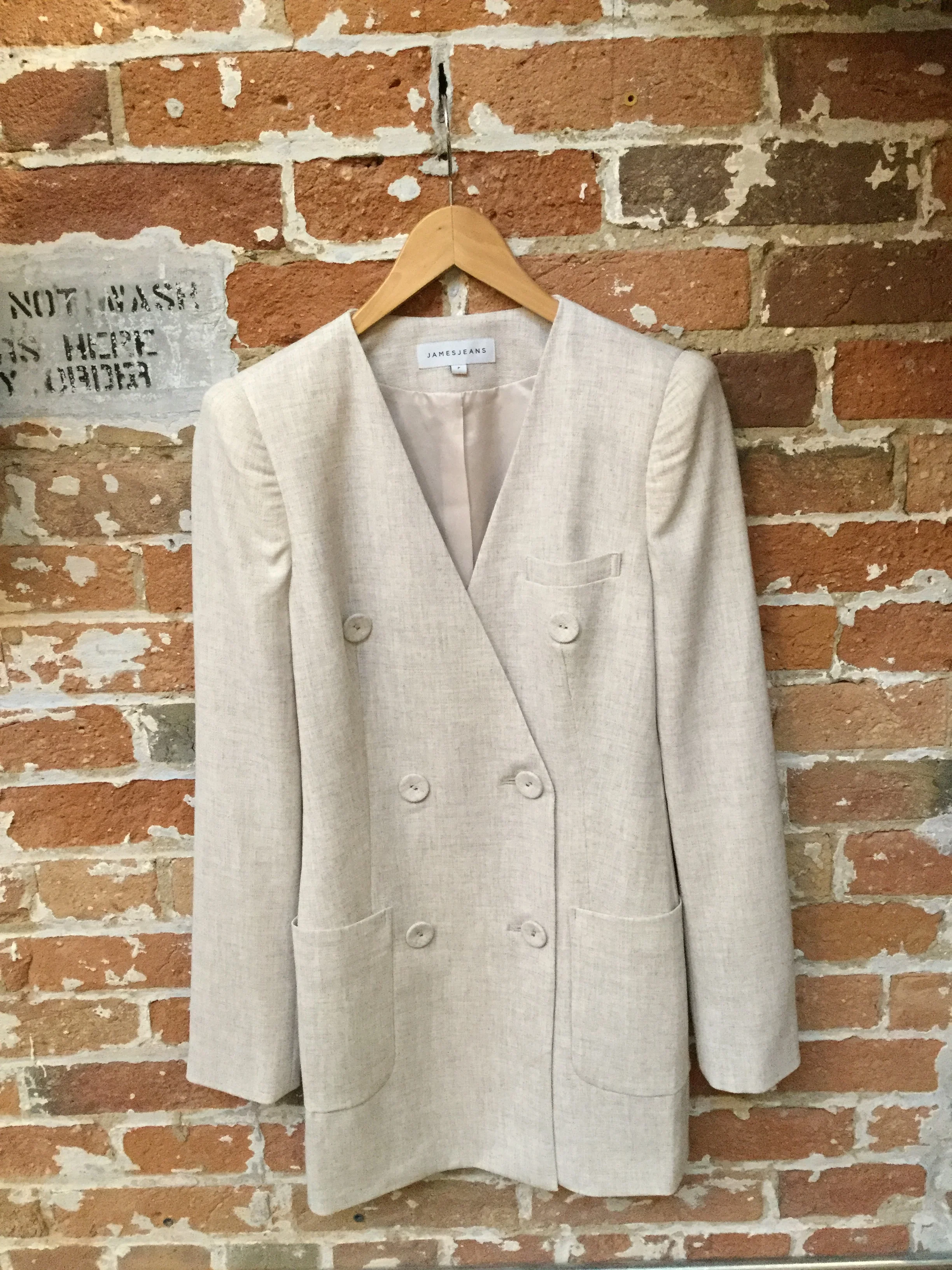 James Jeans Double Breasted Blazer $398