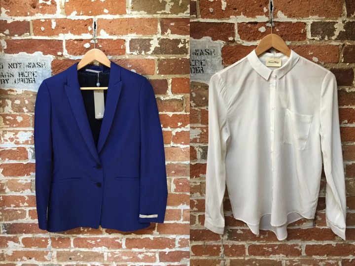 Tiger Of Sweden Blazer $489 American Vintage Silk Blouse $220