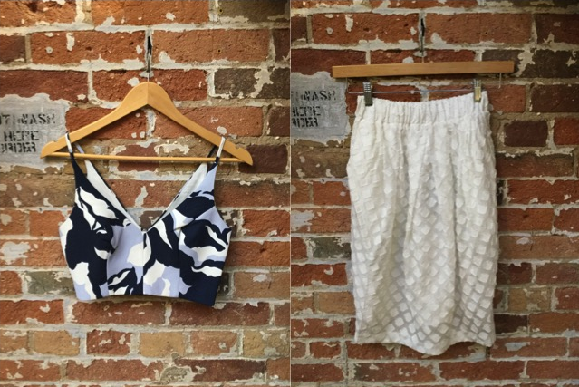 Keepsake Crop Top $165 Tiger of Sweden Skirt $169
