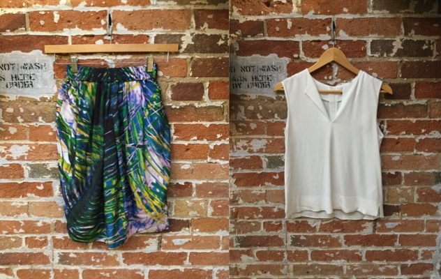 Tiger of Sweden Jungle Print Mid Skirt $229 Tiger of Sweden Sleeveless Blouse $199