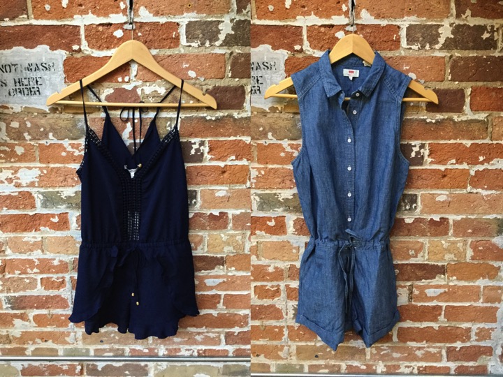 Heartloom romper $158 Levi's romper $85