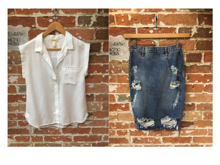 Bella Dahl Cap Sleeve Top $180 One Teaspoon Distressed Skirt $118