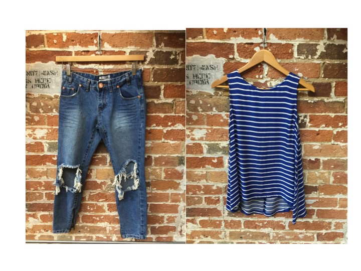 One Teaspoon Jeans $130 Cupcakes & Cashmere Split Back Top $108