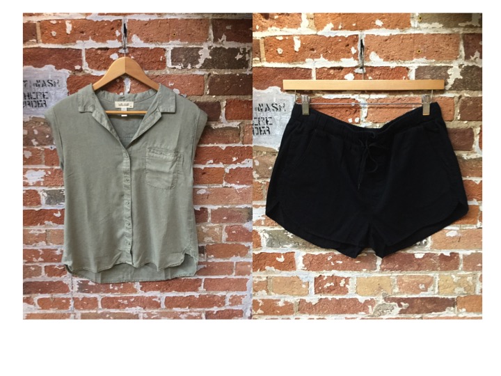 Bella Dahl Short Sleeve Blouse $180 Cheap Monday Shorts $65