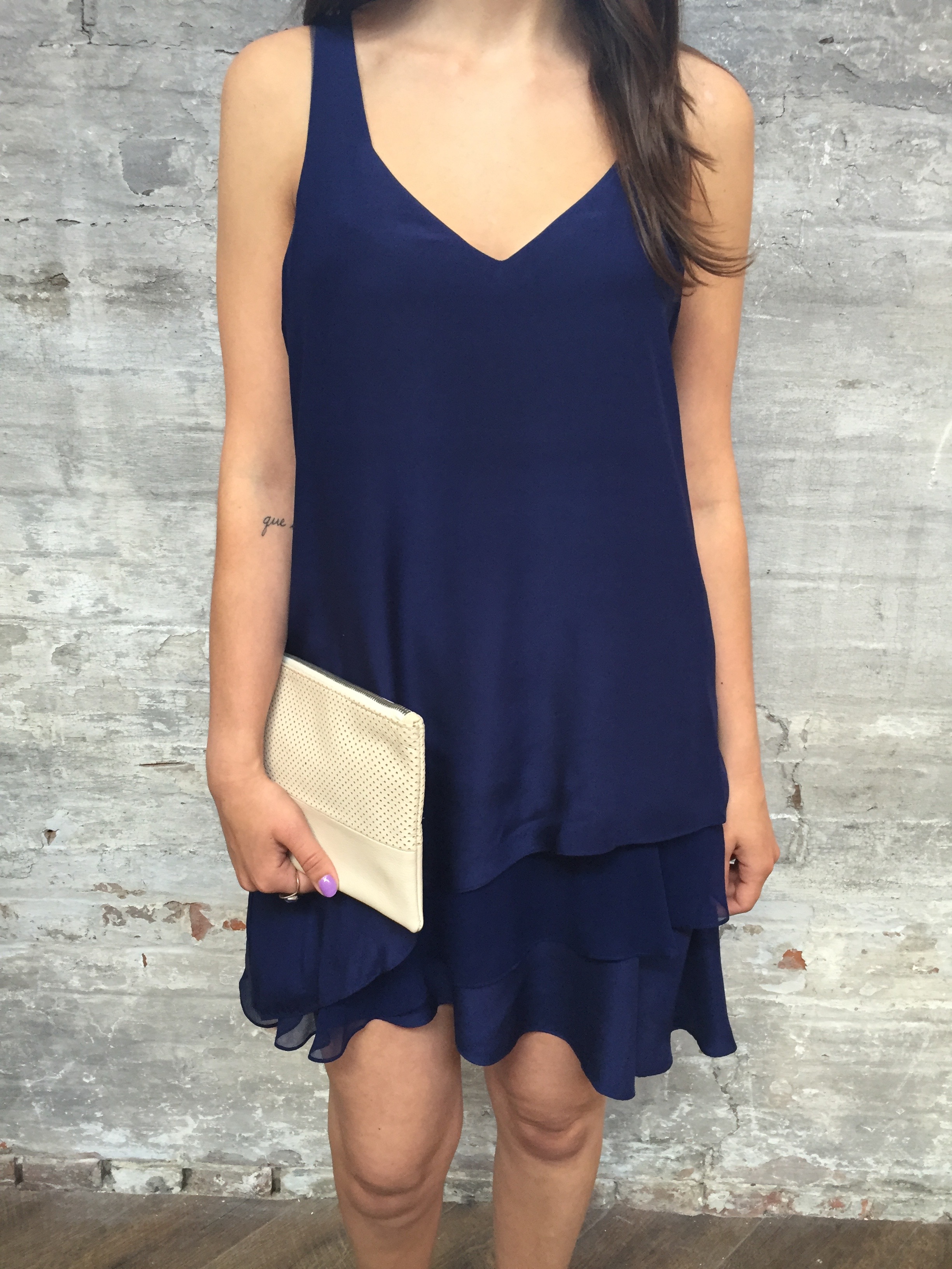 Parker Silk Layered Dress $348