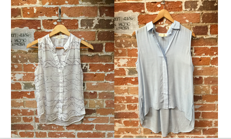 Bella Dahl Sleeveless Blouse $150 Bella Dahl Sleeveless Hi Lo Blouse $150