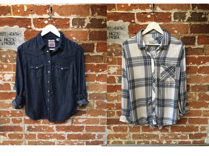 Levi's Denim Button Down $90 Rails Plaid Shirt $215