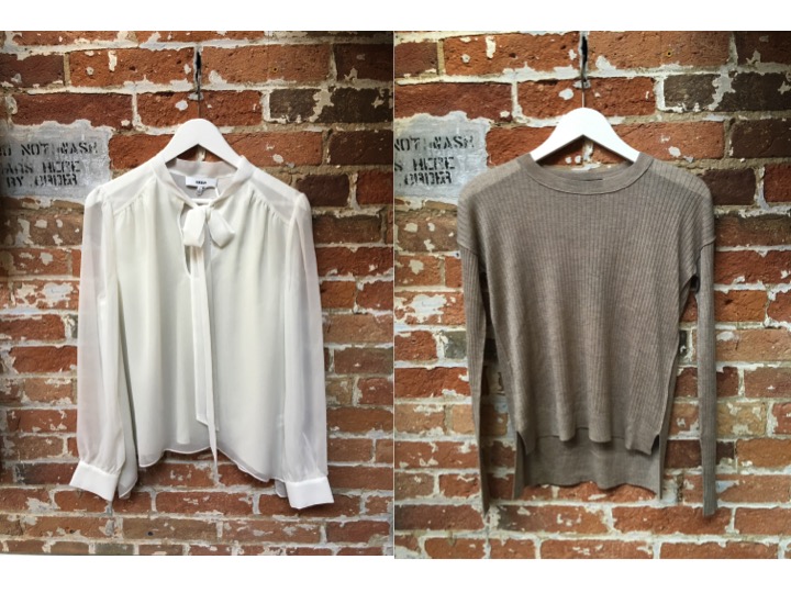 Likely Bow Blouse $235 Line Thin Knit $199