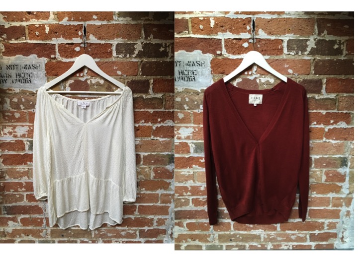 Velvet Boho Top $205 Fine Collection Boyfriend Cardigan $178