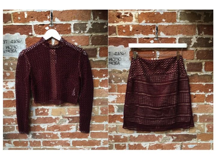 Keepsake Set: Top $225 Skirt $240 ***Great for mixing and matching