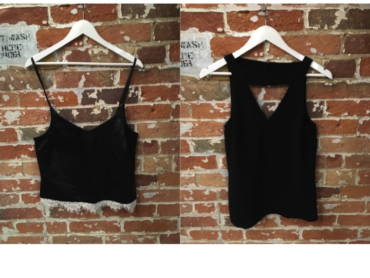 La Marque Leather Camisole $210 ** La Marque's pieces are made in CANADA yay! Cameo Cut Out Tank $190