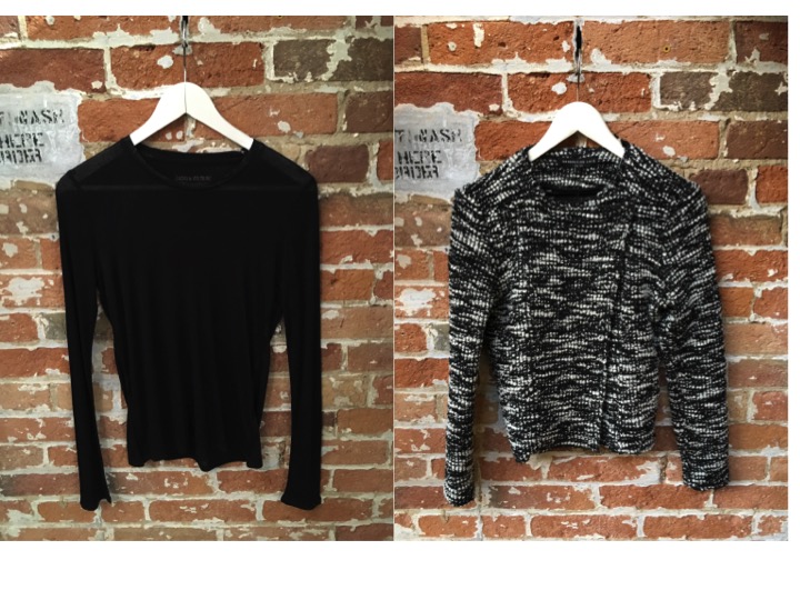 Zadig & Voltaire Foil Trim Longsleeve $150 **this is a must see in personal for the full details Generation Love Knit Blazer WAS $438 NOW $307