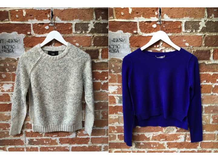 Line Crew Neck Sweater $175 Autumn Cashmere Cropped Cashmere Sweater $330