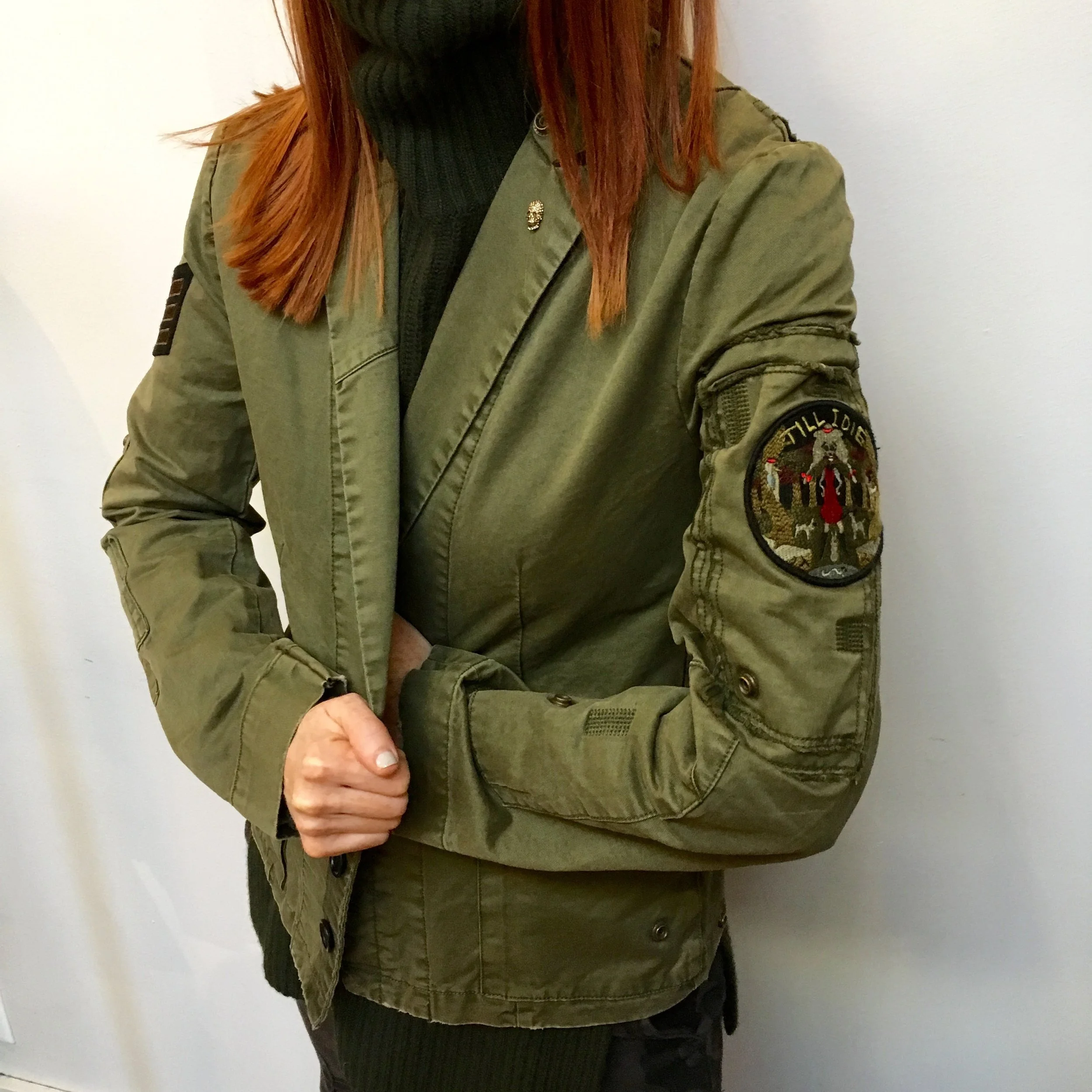 Autumn Cashmere Sleeveless Turtleneck WAS $265 NOW $185 Zadig & Voltaire Army Jacket WAS $499 NOW $299