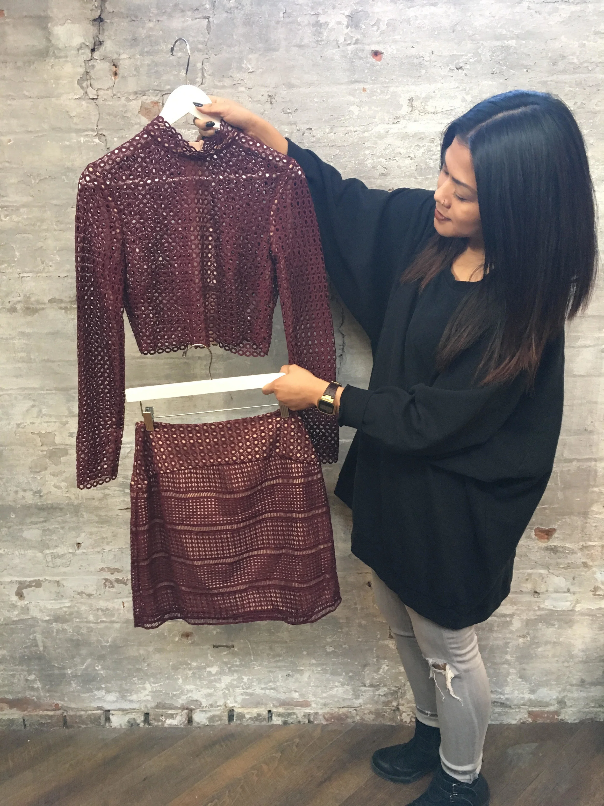 Bee's Pick: Keepsake Top $113 & Skirt $120 Throw this on for a night our or split up the set for a more casual look. Pair the skirt with a turtleneck and rock the top with a pair of high-waisted jeans.