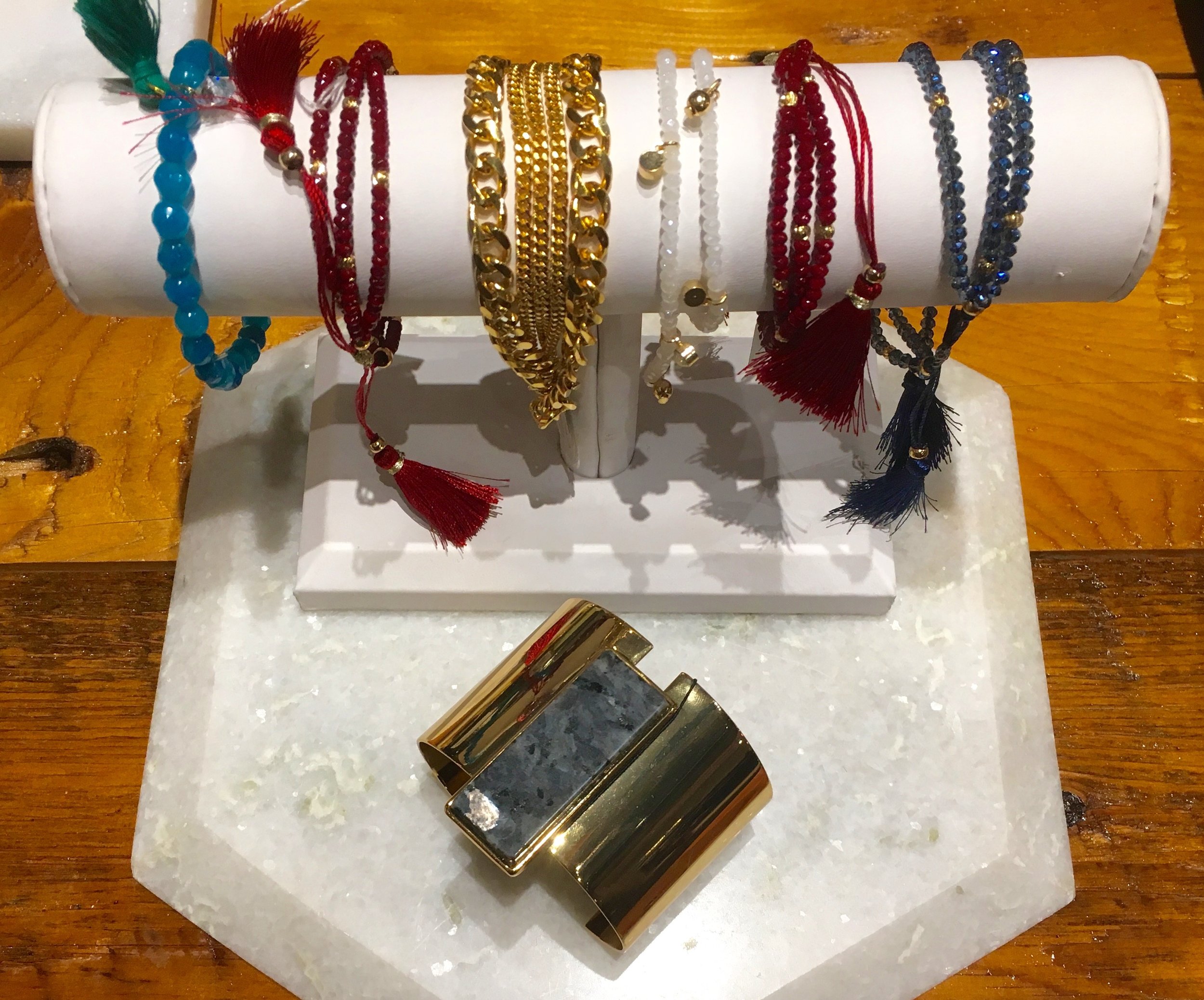 Biwa Bracelets $32 Liel & Lentz Funky Chain $125 Jenny Bird Cuff $145
