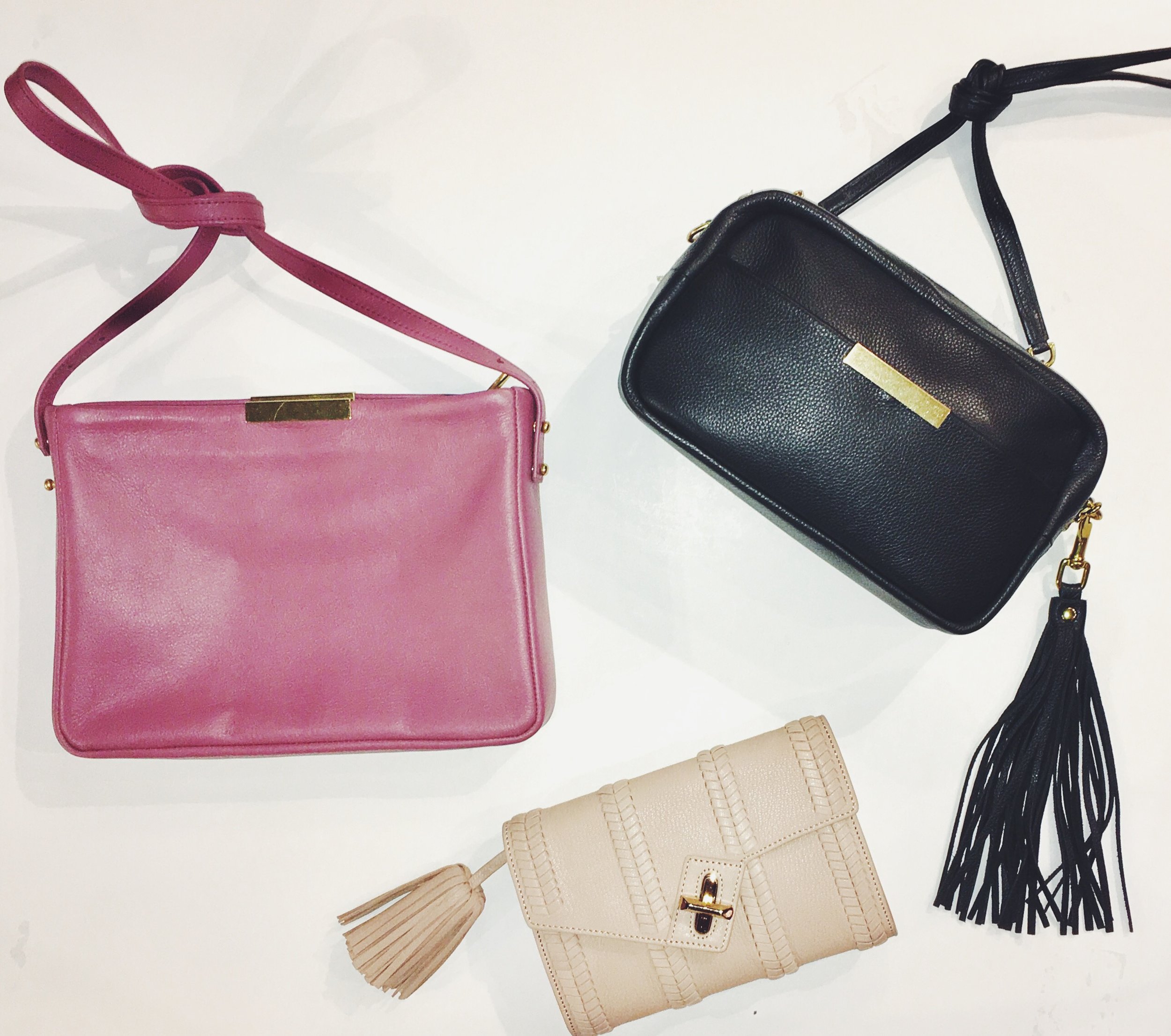 Opelle Leather Purses - $330 & $300 Ela Clutch $350