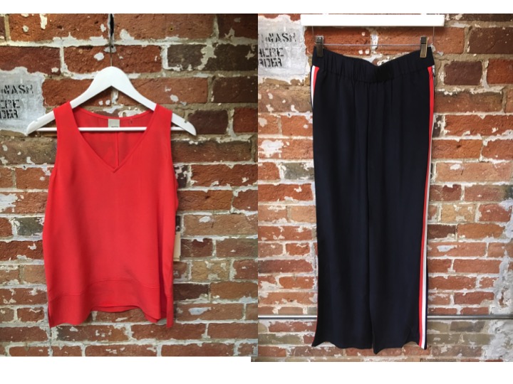 Ecru Silk Tank $178 Ecru Silk Track Pants $288