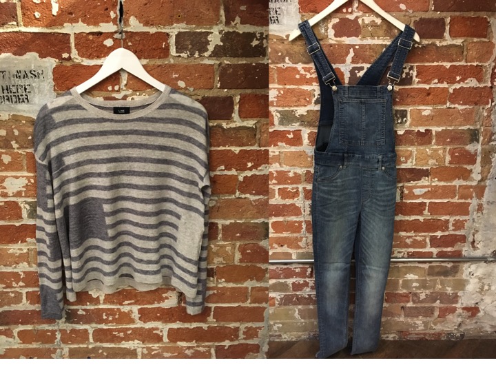Line Linen Stripe Sweater $185 Cheap Monday Denim Overalls $105