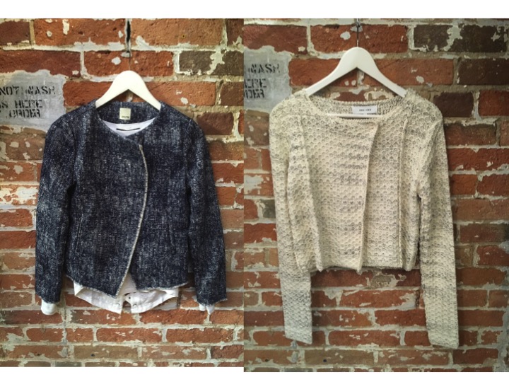 Ecru Jacket $398 Line Knitted Jacket $225