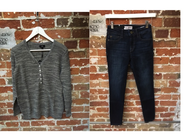 Line Henley $185 DL1961 Margaux Jeans $265