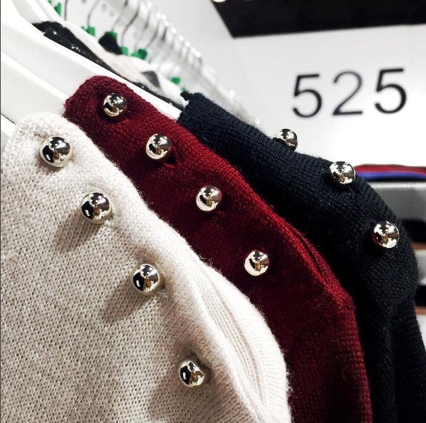 One of the things we were hunting for was exciting sweaters. 525 America seemed to bring what we were looking for. What types of sweaters do you want to see for next season?