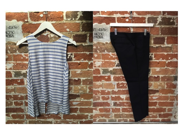 Cupcakes & Cashmere Split Back Tank $118 Ecru Springfield Pull Up Pant $190