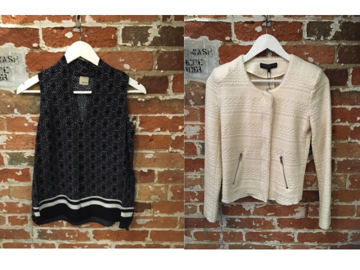 Ecru Silk Tank $218 Generation Love Boucle Jacket $438