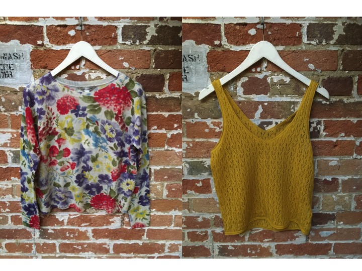 Autumn Cashmere Floral Cashmere Sweater $395 Suncoo Knit Tank $125