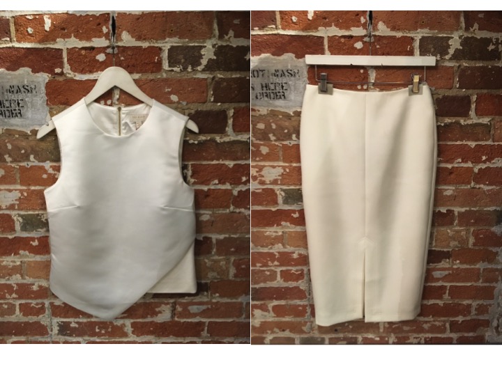 Ted Baker Asymmetrical Top $219 Ted Baker Pencil Skirt $305